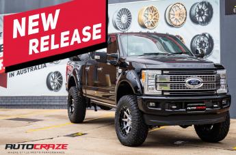 FORD F250 RAMPAGE CHROME CENTER AND GLOSS BLACK OUTER